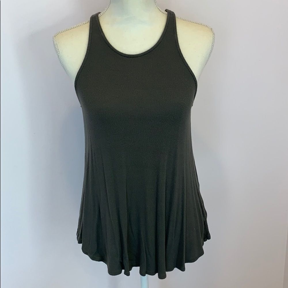 Mossimo Army Green Tank Top - Size Small